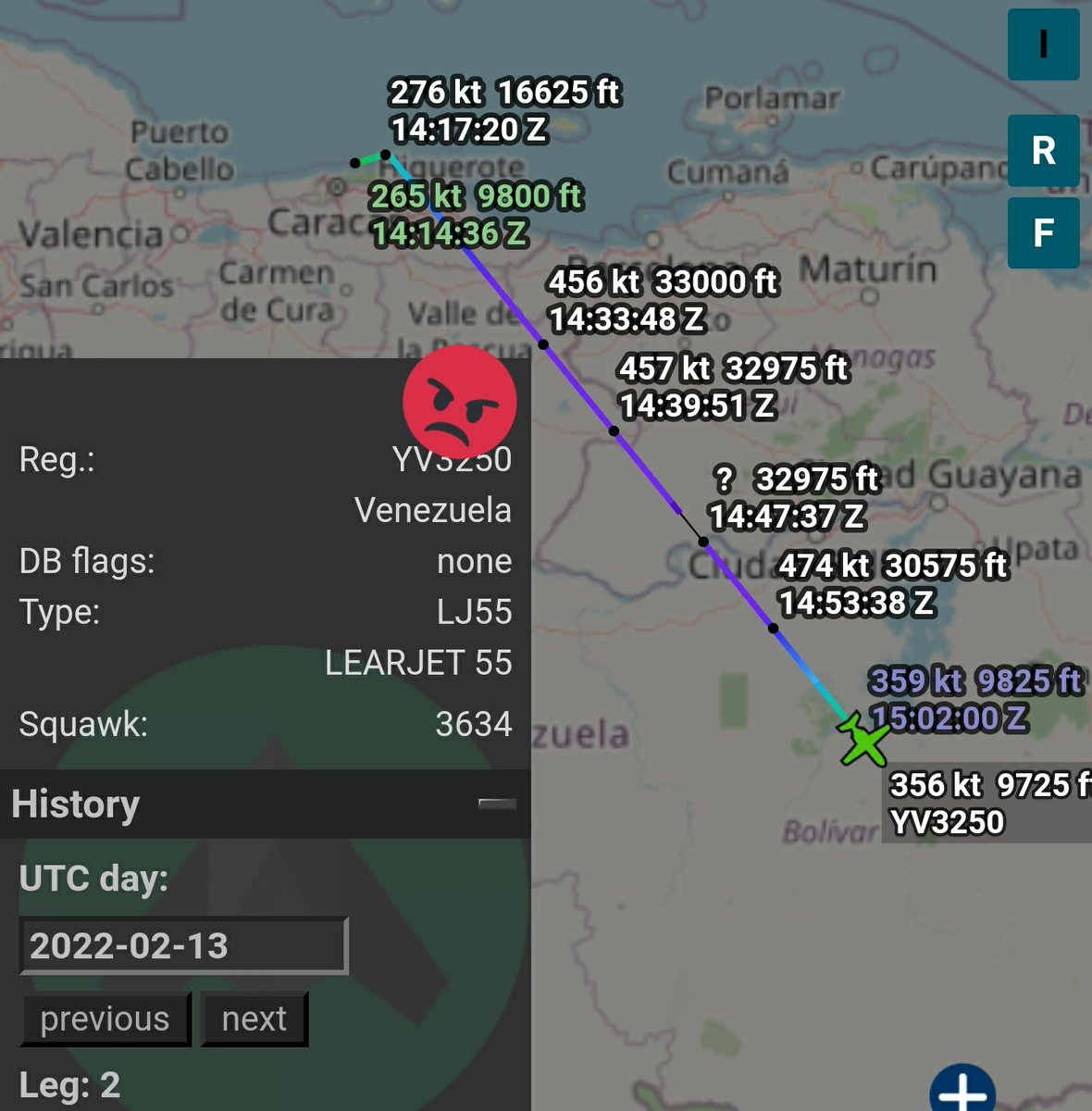 Arr3ch0's tweet photo. #YV3250 2do vuelo del día Canaima - Caracas. El Viernes hizo 2 vueltas.
Empresa de maletín del régimen SkyMetal C.A. https://t.co/P9Uv9t6O33