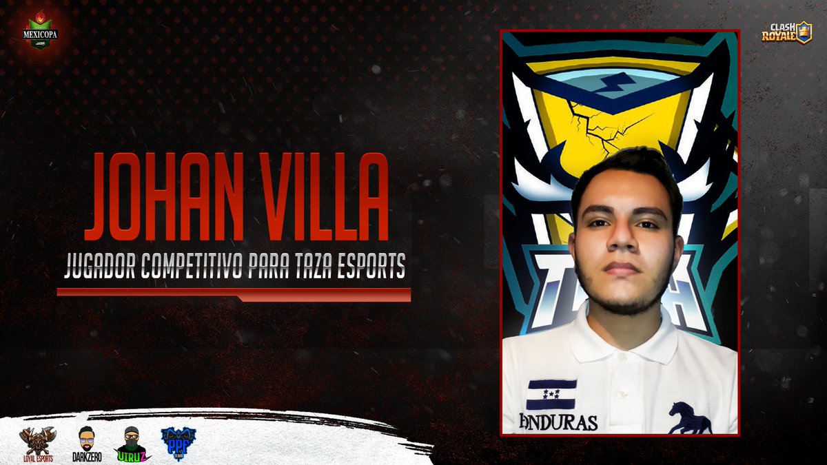 📌PRESENTACIONES
📍#18 #ClashRoyale #Mexicopa 

🇭🇳 <a href="/johanvilla111/">Johan Villa</a> este Crack viene a demostrar el Talento Hondureño, Esperemos ver su mejor versión!
Representa al equipo: <a href="/SeromPiolaTaza/">Taza eSports</a> Clan con recompensas en ladder.

🤝Bienvenido!