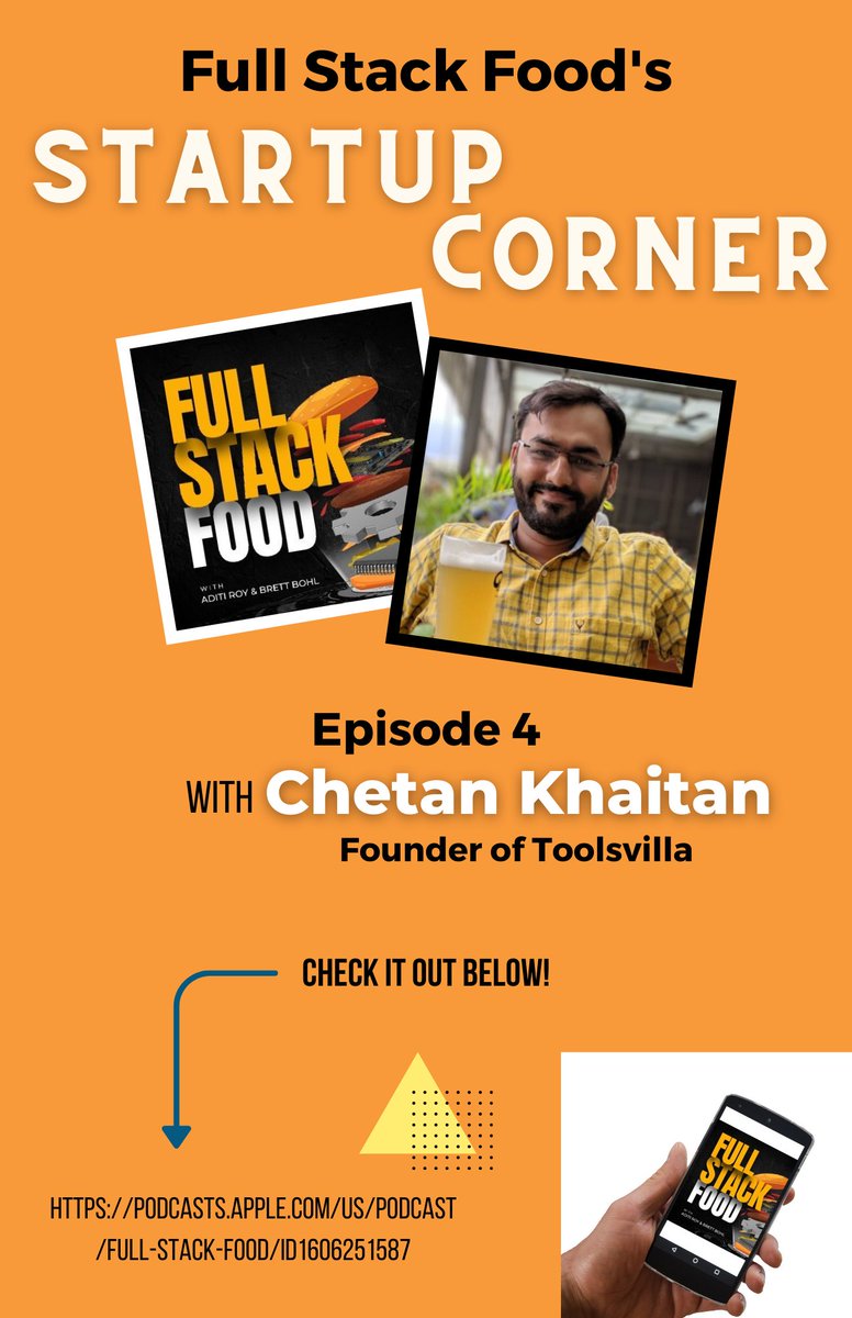 fullstackfood's tweet photo. Our latest #StartupCorner features Chetan Khaitan, the CEO of @toolsvilla, India's largest online store for Power Tools, Garden Tools, Agriculture Machinery, Industrial Tools, DIY tools & more
https://t.co/GdRJ5psnOF https://t.co/1QtLEg03mX