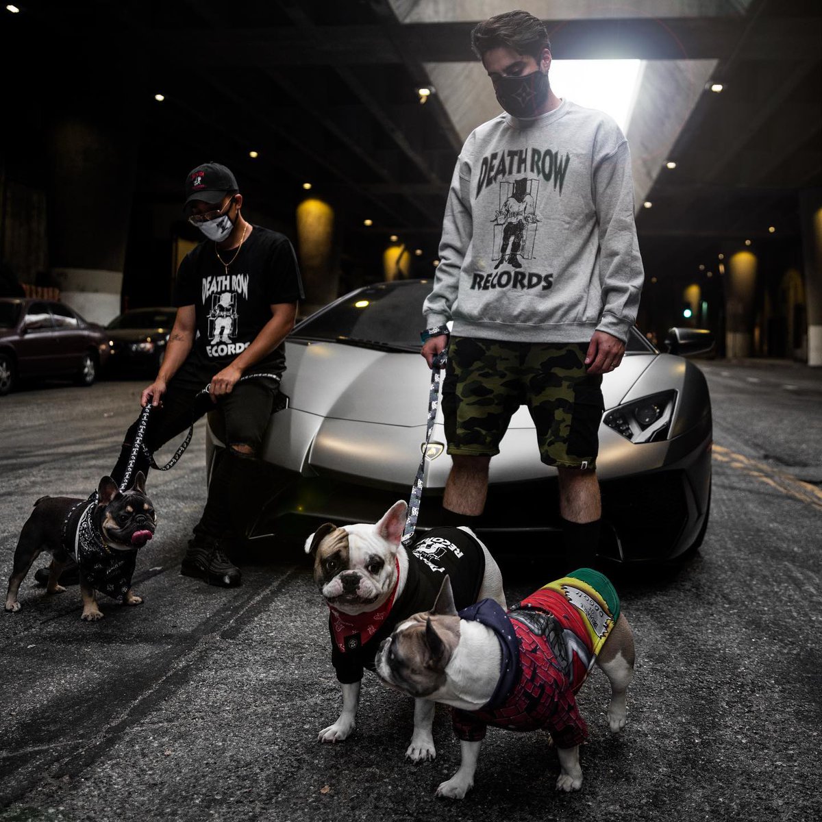 The whole crew is rocking with deathrowrecords for the Super Bowl Halftime Show #deathrowrecords: