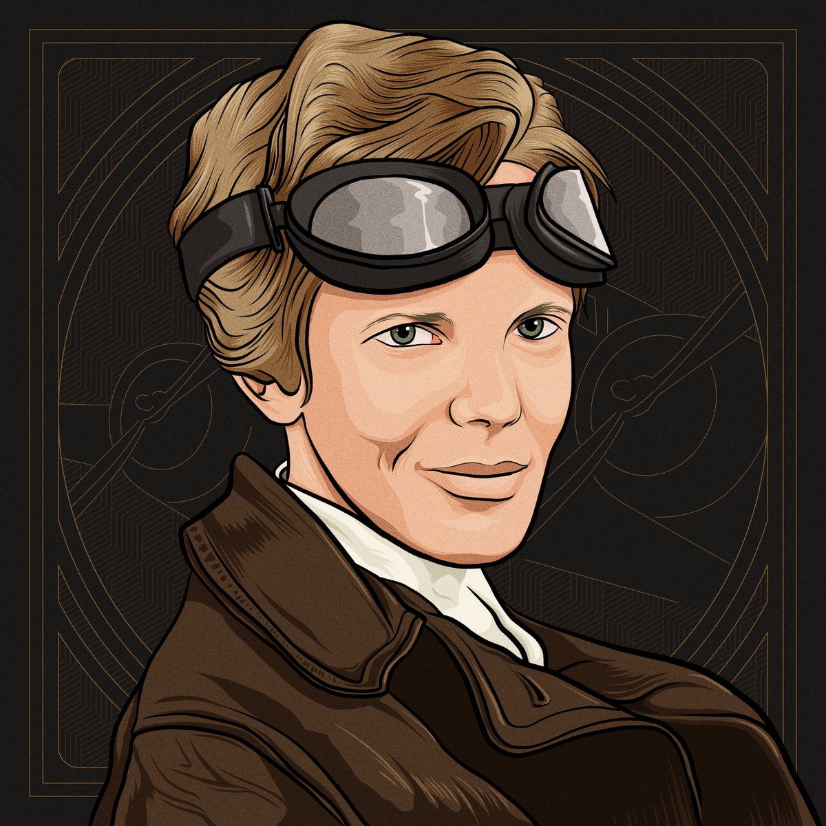 NftHumankind's tweet photo. Today we released some pieces to present the project.
To start the fun, we present our first card: Amelia Earhart. She was a great aviator with an incredible but tragic story.
What do you think?
New parts coming soon.
#nft #opensea #NFTProject #Cryptos #humankindnftproject https://t.co/GmQ702ivrf