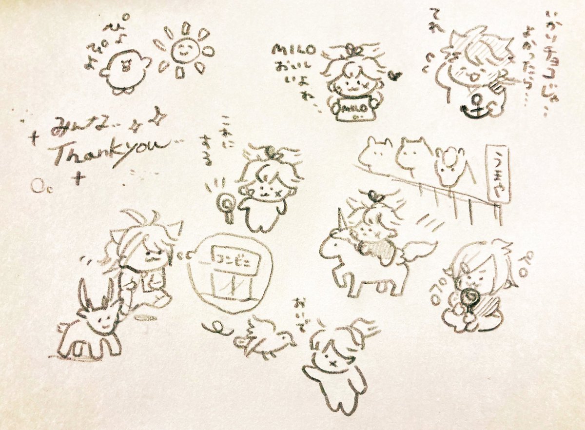 いただいたバーチャルチョコ🍫を元に描いてみたよ(ありがとうございます💝) 