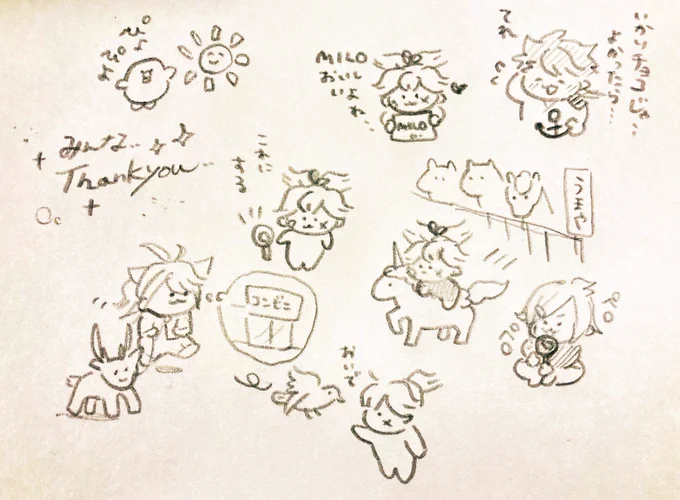 いただいたバーチャルチョコ🍫を元に描いてみたよ(ありがとうございます💝) 