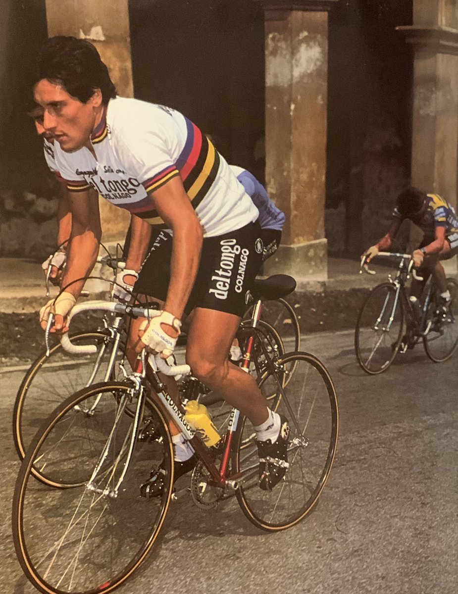 mission753's tweet photo. World champion Giuseppe Saronni added the Tour of Lombardy to his impressive 1982 season.

📷 Sergio Penazzo https://t.co/vD6fN1qDUh