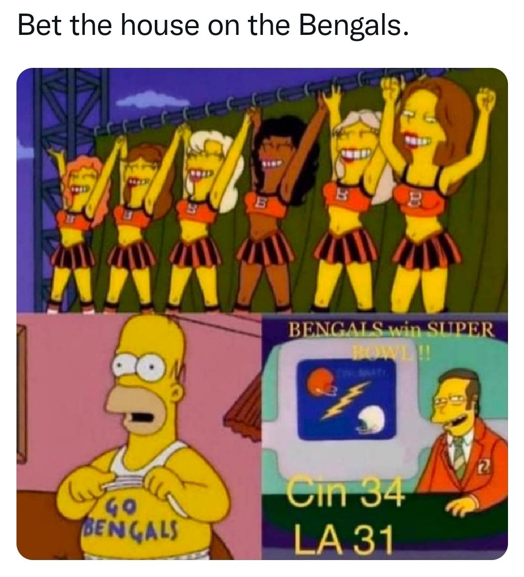 KinCavazos's tweet photo. @SportsVanessa Whatever The Simpsons say... https://t.co/hX9OkwfUWw