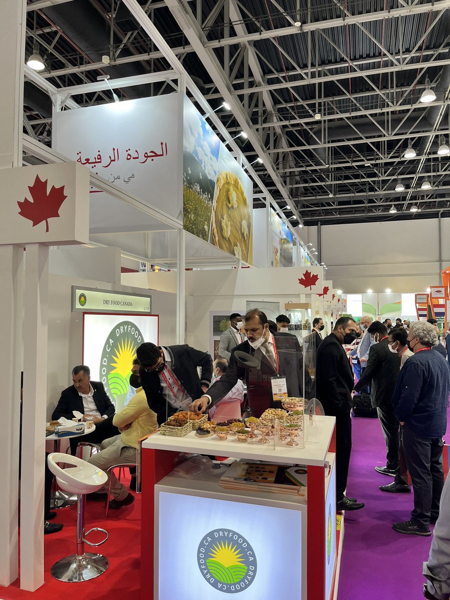 Come and explore some of 🇨🇦’s quality food offerings this week <a href="/Gulfood/">Gulfood</a> from #pulses #snacks #meat #dairy #privatelabel to #organic &amp; everything in between!