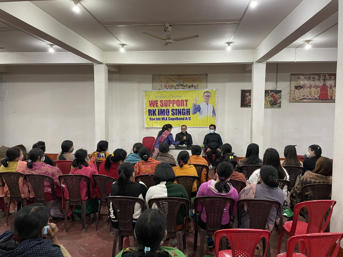 Interaction with the people of Keishamthong Khul n Waheng Leikai discussed various issues, they were happy with the progress made during the last five years. All pledged to vote in large numbers on 28th Feb to have more stability and progress under the <a href="/BJP4India/">BJP</a>. <a href="/BJP4Manipur/">BJP Manipur</a>