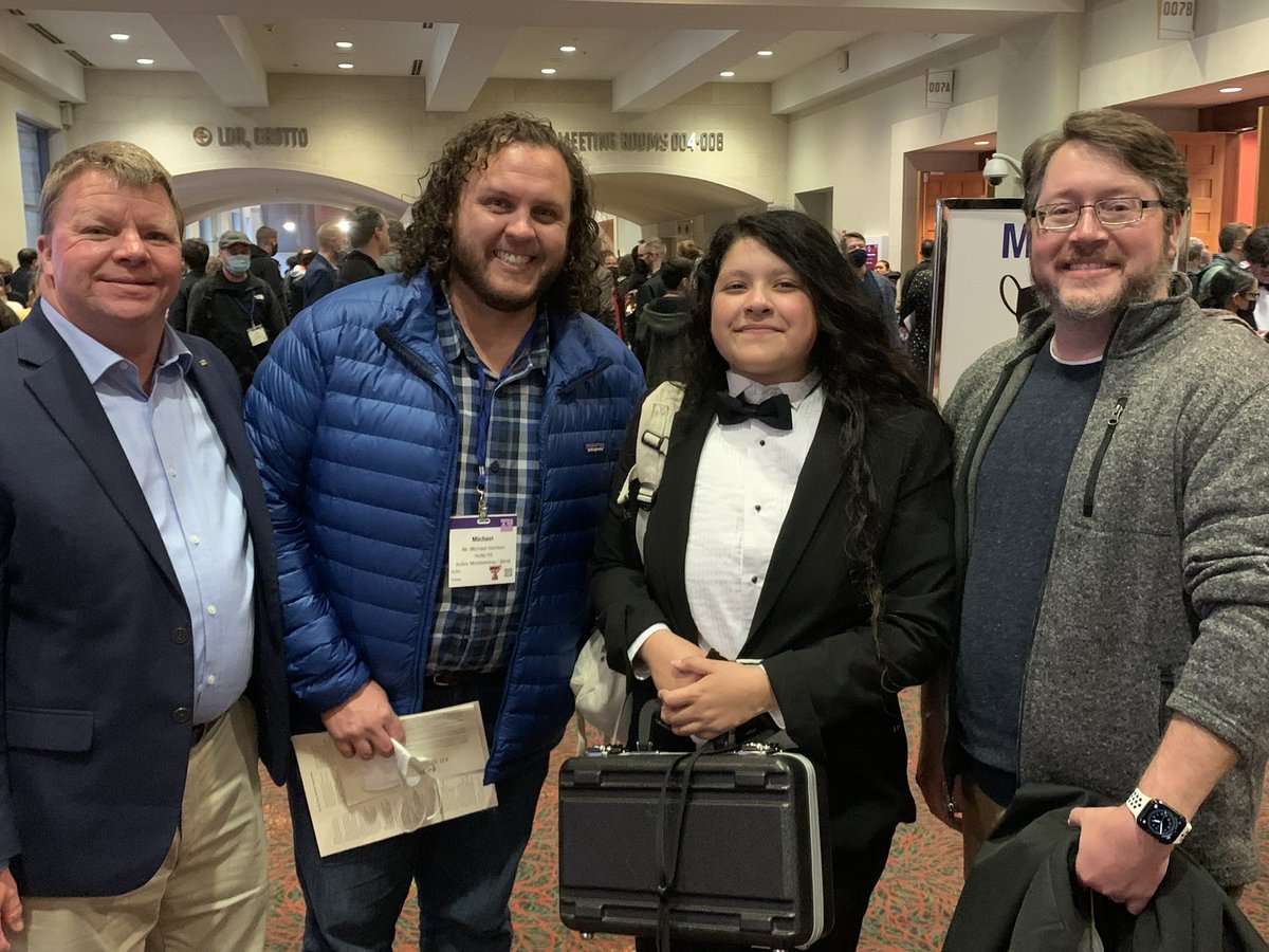 Congratulations to senior clarinetist Sofia Jimenez on an outstanding performance as a member of the <a href="/TMEA/">TMEA</a> 6A All-State Concert Band! This was Sofia’s second performance with an All-State group in her high school career. We are so proud of you, Sofia! 🙌🏻🧡🦛🎶 <a href="/huttohippo/">Hippo Nation</a>