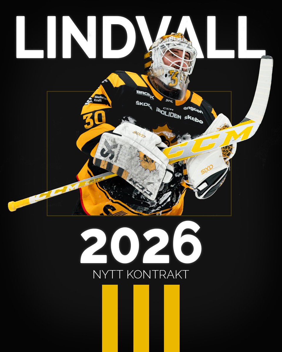 skelleftea_aik's tweet photo. 📝 | Lindvall förlänger!

”Det är något speciellt med att spela för klubben i ens hjärta”, säger målvakten som förlängt med moderklubben till 2026.

Läs mer: https://t.co/V530ZduN0Z https://t.co/PRXpGCQQ0W