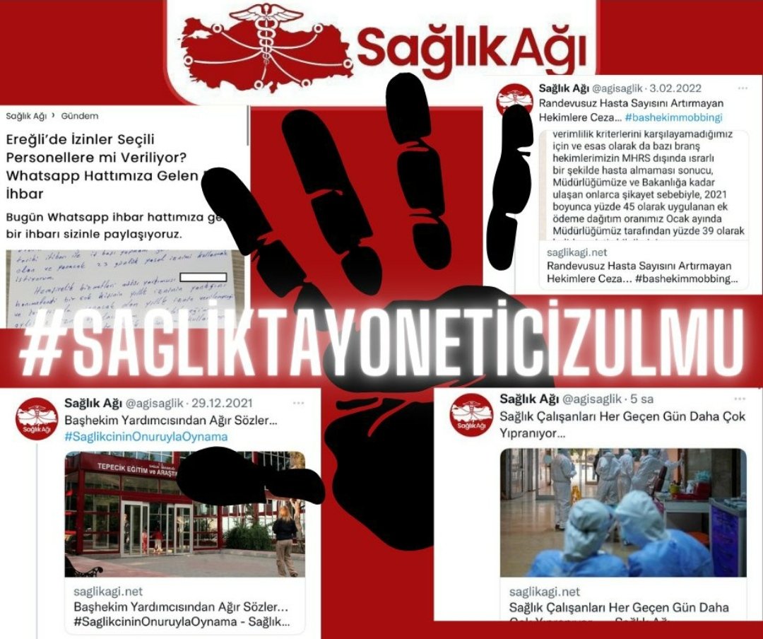 Yüzlerce haber var.
Binlerce mağdur insan var.
Gelin bu zulme dur diyelim
#SagliktaYoneticiZulmu
<a href="/agisaglik/">Sağlık Ağı</a>