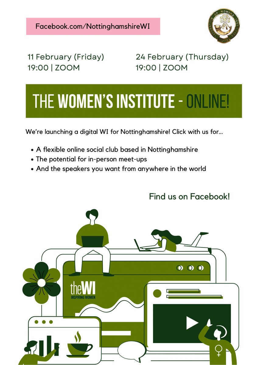 If you’re in Nottinghamshire (or just online!), come and checkout our online WI on Facebook: Facebook.com/digitalwinotts 

<a href="/Nottm_Together/">Nottingham Together</a> <a href="/Broxtowewomen/">BWP (Broxtowe Women's Project)</a> <a href="/FiveLeavesBooks/">Five Leaves Bookshop</a> <a href="/NottsVeganMkts/">Notts Vegan Markets</a> @NottLovesNurses <a href="/HopeNottingham/">Hope Nottingham</a> <a href="/ShopZeroNottm/">Shop Zero Nottingham</a> <a href="/nottm_events/">What's On Nottingham</a> @nottswomenscent <a href="/RTNNottingham/">Reclaim the Night Nottingham 🌙</a> ✊