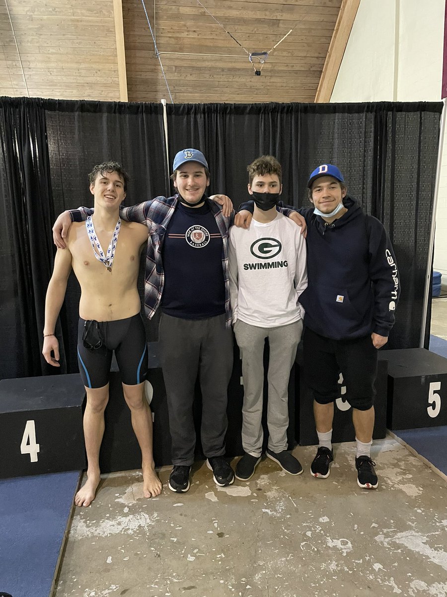 GSwimandDive's tweet photo. Pat came in 3rd for the 500 free and 6th in the 100 breast at sectionals! Onto the girls at 3pm! https://t.co/V3tuyZC9er