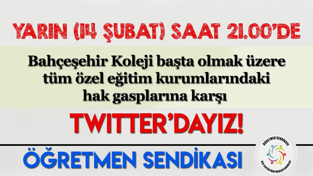 ogretmensendika's tweet photo. Özel öğretim kurumlarında çalışan öğretmenlerin haklı talepleri birer birer yükseliyor. Bu sesi ortak bir çatı altında ortak taleplerle buluşturacağız. Pazartesi günü Bahçeşehir öğretmenleri tüm özel sektör öğretmenlerini güç olmaya çağırıyor. Taleplerimiz her yere ulaşacak! https://t.co/8cCMd5wVtI