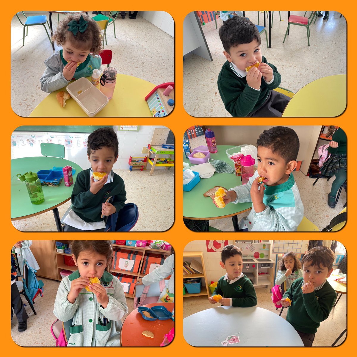 #CreciendoenSalud Primer reparto de frutas, naranja 🍊, mandarina 🍊 y manzana 🍏 #infantil dentro del proyecto Hábitos de Vida Saludable <a href="/ProEdSaludable/">Programa Hábitos Vida Saludable</a> <a href="/Juman_GG/">Juanma Gonzalez</a> <a href="/vlucsan/">Vanesa Lucena</a> <a href="/vicente_guirado/">Vicente Bermudez Guirado</a> <a href="/Aracelisoler/">Araceli Soler Gómez</a> <a href="/portillo47/">Pepe Portillo</a> <a href="/YoliLucena/">Yolanda Lucena Padilla</a> 

#ColegiosDiocesanos 💚
#caminamosJuntos 👣👣