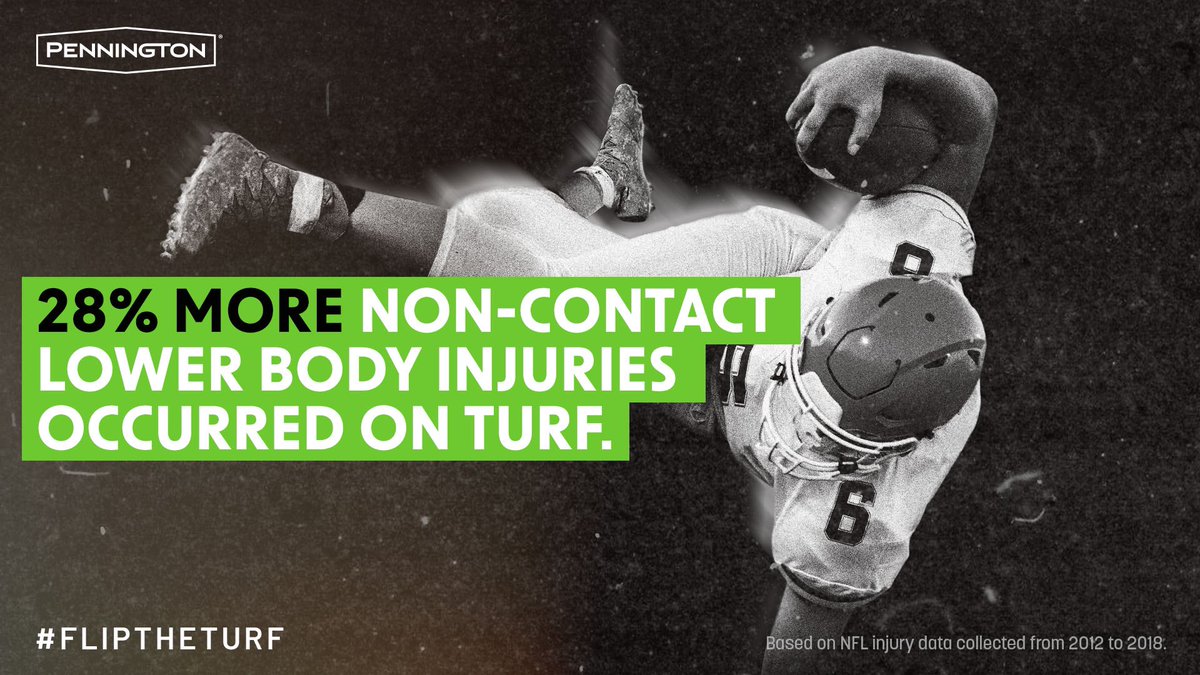 👀I’ve been saying, artificial turf feels like playing on cement. It’s time to play smarter, not harder! Help us #FlipTheTurf by signing the petition change.org/fliptheturf @Penningtonlawn #penningtonpartner