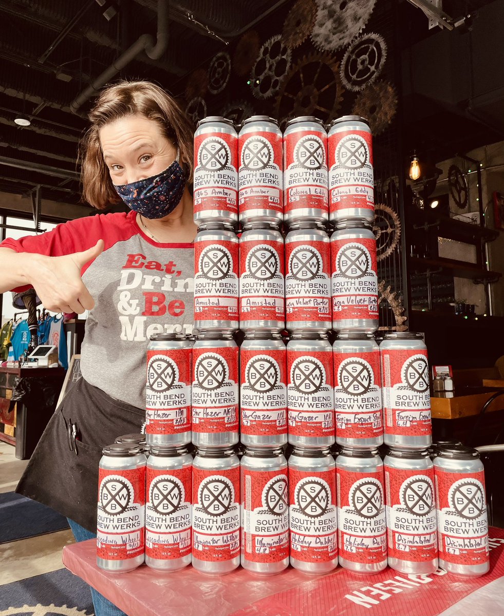 The #SuperBowl needs some Super Beer. We’ve got a 4-pack of every beer currently on tap, canned and ready to go home with you for your Big Game festivities. Come grab your favorite!

Current tap list: untappd.com/v/south-bend-b…