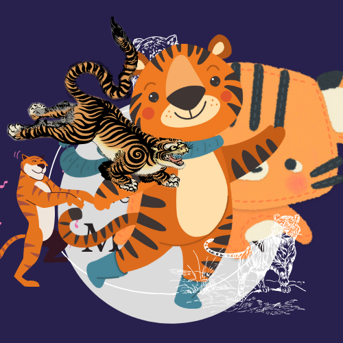 Poniéndome al día con el curso de CM #equipo230 de #aulaCM: Twitter, Hootsuite, Metricool... 
¡Este esbozo de mi logo en #canva representa a la perfección mi cabeza ahora mismo!