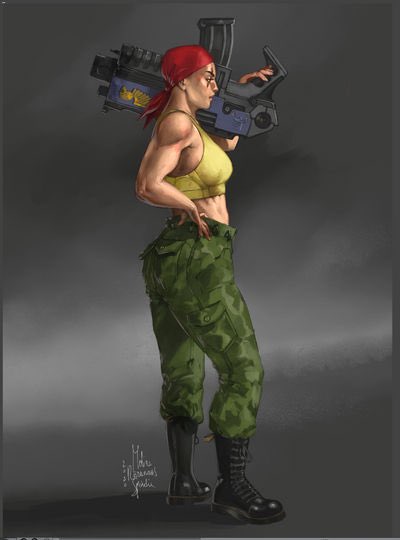 ConquerCaptain_'s tweet photo. .*•~Fitzida~•*.

Catachan that serves under Duke
She specializes any type of combat. Especially explosive espionage 
She fights against overwhelming odds and wins even without a weapon
She also goes by the name of ‘Lead Bullet’
More info below https://t.co/P0OWiM0Wm6
