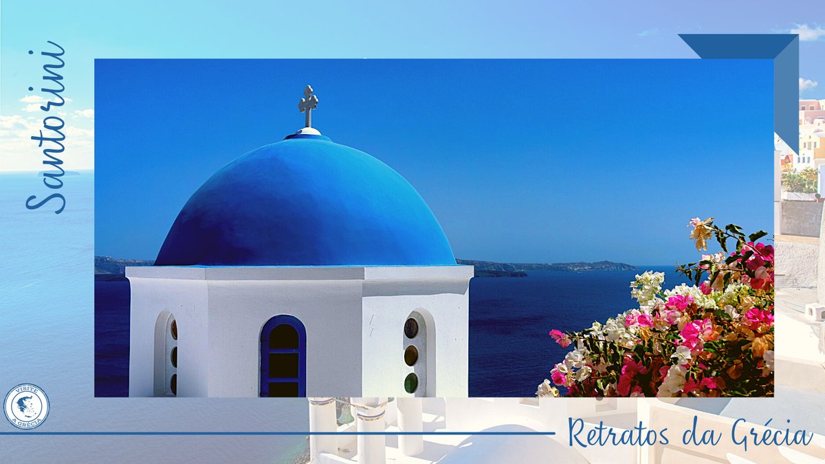 visiteagrecia's tweet photo. 📸 É quase impossível ver imagens dessas cúpulas azuis e não associá-las a paradisíaca ilha de #Santorini. Além das funções religiosas principais, essas construções se transformaram nas mais requisitadas atrações turísticas da ilha. 🇬🇷
⁣
⁣⁣#visiteagrecia #grecia #turismo https://t.co/ubpITwp5dm