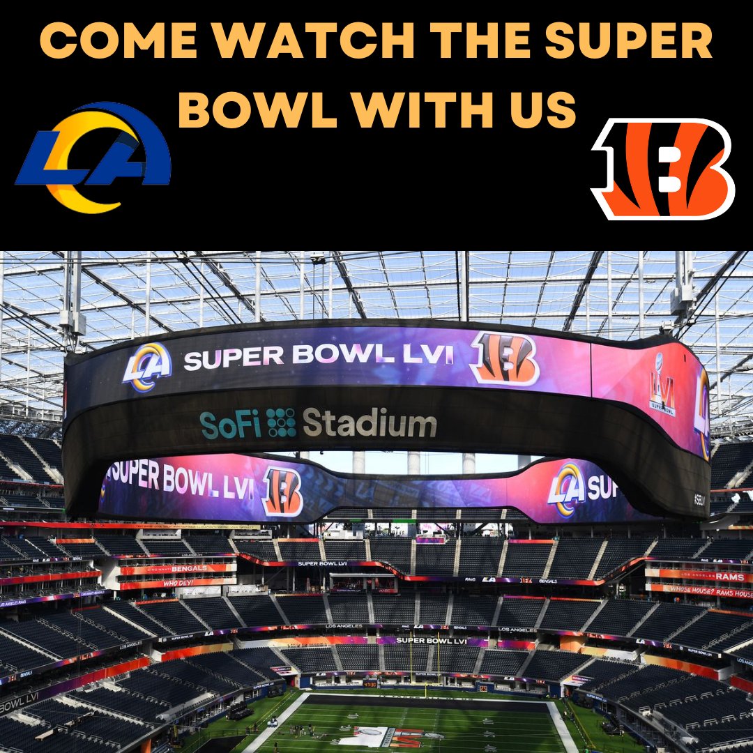 Grab a seat and a beer and come watch with us! Already have plans? Stop by for some beer to bring!