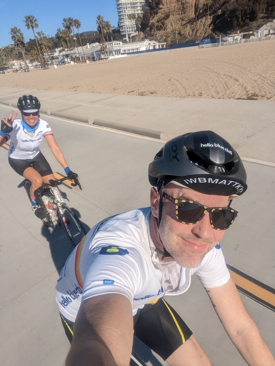 mattsingley's tweet image. I'm glad it's warm and sunny like yesterday. This is a pic on the PCH while @HelloBlueCBD was supporting the first group ride of the year for @helenscycles. Met so many awesome people for the first time! If you are in the Santa Monica area, you really need to visit their shop.