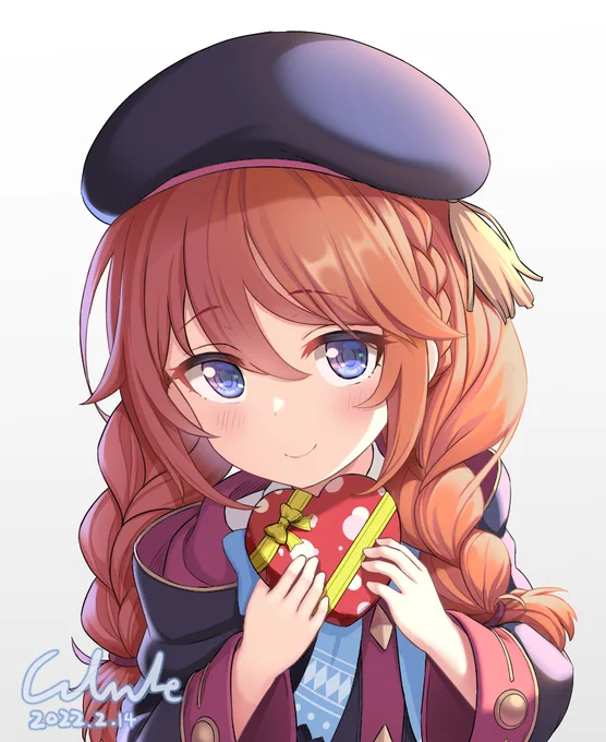 Happy Valentine
#バレンタイン 
#プリコネR 
#ユニ 