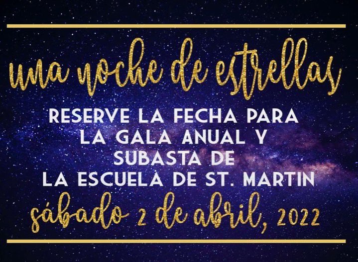 SMSCrusader's tweet photo. Save the Date for our Annual Gala &amp; Auction: A Starry Night! 🌟 Tickets will go on sale 2/22/22. You won’t want to miss it. See recent newsletter on how you can contribute to this amazing event. #SMSmatters #WeLoveSMS #cantdoitwithoutyou https://t.co/0ESlGNZGMr