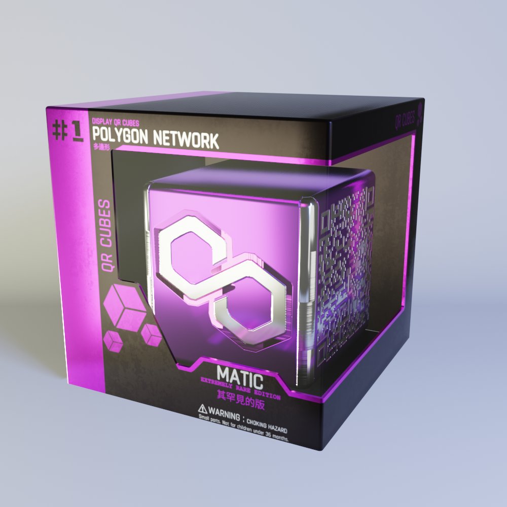 QRCubesOfficial's tweet photo. I have two #QRCubes Matic to show you !Original Matic Edition ! #maticnft #NFTCommunity https://t.co/7QCan7ioH8
