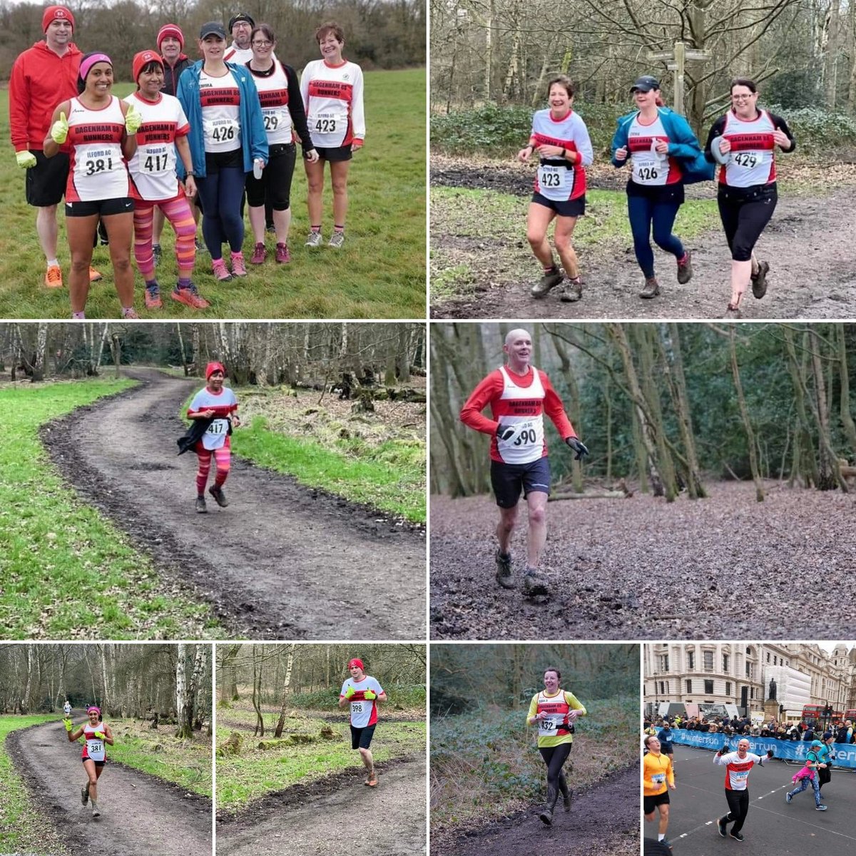 Today a group of D88s headed to Hainult for the Ilford Ac 10 mile run ,lots of mud,hills with plenty of smiles!We also flew the red and white flag around the streets of London for the winter 10k.Well done to everyone who ran Today, the weather wasn't kind was it ?!