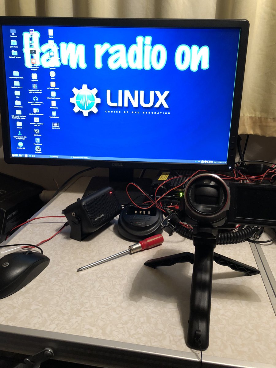 2j4ez's tweet photo. Currently recording ham radio on Linux how to control your radio from Linux #linux #radio #flrig #record https://t.co/2NCPeVNWn1
