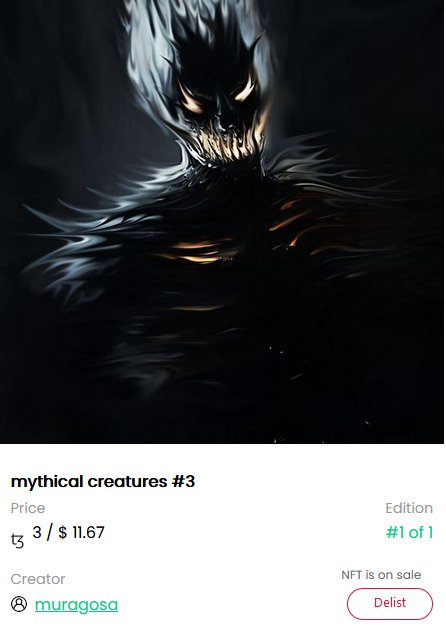 muragosa's tweet photo. 🔥New Drop🔥
My last #HellSkull for 3 #tezos
Dont miss it
Hellskull 3/3 from mythical creature collection
#NFTCommunity #NFT #CleanNFT #kalamint
https://t.co/zihiCRCUUm https://t.co/C98YWxahrh