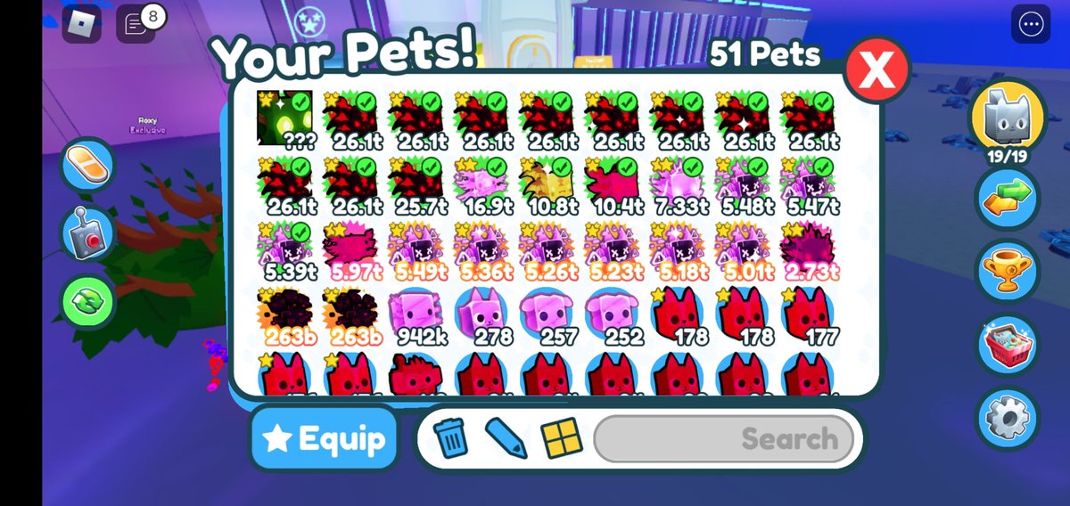 *New* #PetSimulatorX Giveaway!: ×9 Dark Matter 404 Demons!!

3 winners get x3 each!

Like and retweet to be entered into this giveaway!

Ends in 1 day :)

#petsimx #Roblox #petsimulatorxgiveaways