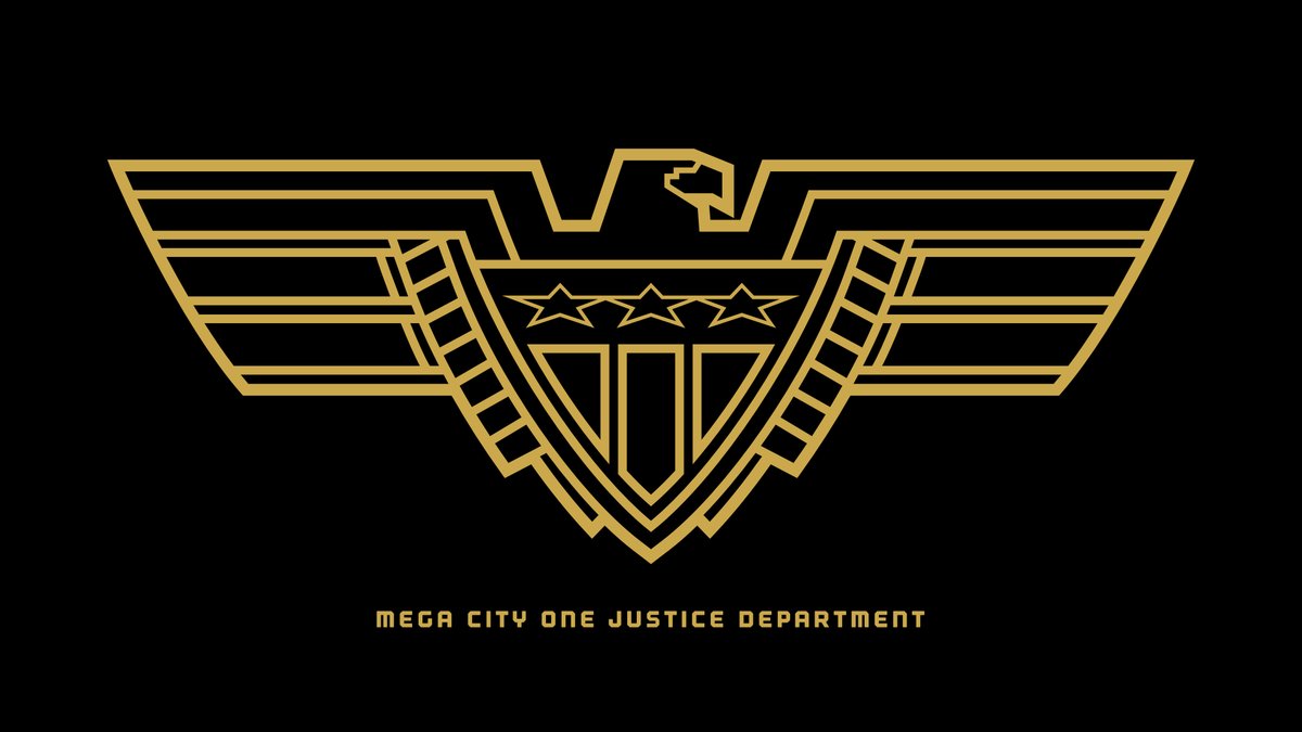Nellums's tweet photo. JUDGE DREDD - JUSTICE DEPARTMENT EAGLE
Drawn from a reference image of a prop from the 1995 Danny Boyle movie. The production design was great, and often overlooked.
Drawn for my own therapeutic pleasure in Affinity Designer.
#judgedredd1995
#judgedredd
#affinitydesigner https://t.co/aO7HN6CYKX
