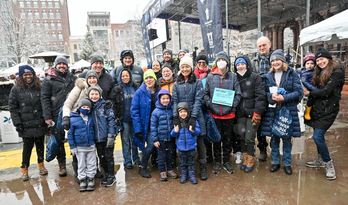 MayorWu's tweet photo. Housing is the foundation for thriving communities. Today we joined the 6th Annual @winterwalkbos to uplift important work to end homelessness in our City. https://t.co/6Jg8gr78wA