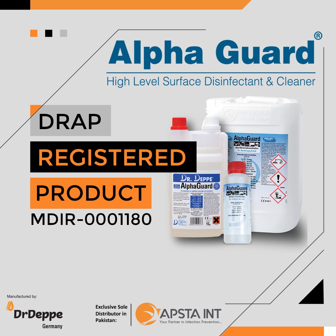ApstaGroup's tweet photo. APSTA Group provides High Level Surface Disinfectant & Cleaner, Alpha Guard, which is Aldehyde & Phenol Free & Safe to Use with Fastest Onset of Action. For more details, Visit https://t.co/4gH3GtUNSG #AlphaGuard #CleaningandDisinfection #DrDeppe #ApstaGroup https://t.co/qPP3PxvFrN