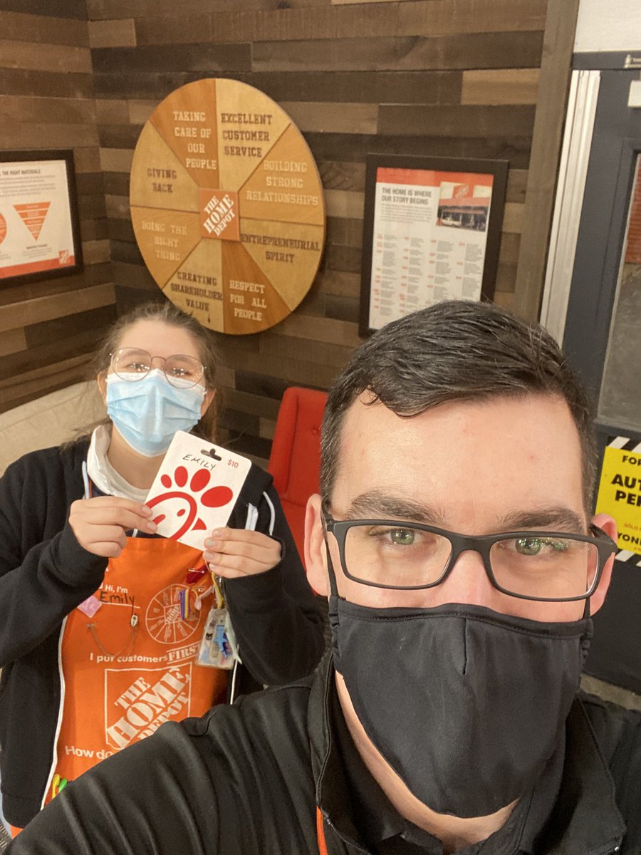 Emily another winner while using GET! Thanks for your positive energy today with our customers!