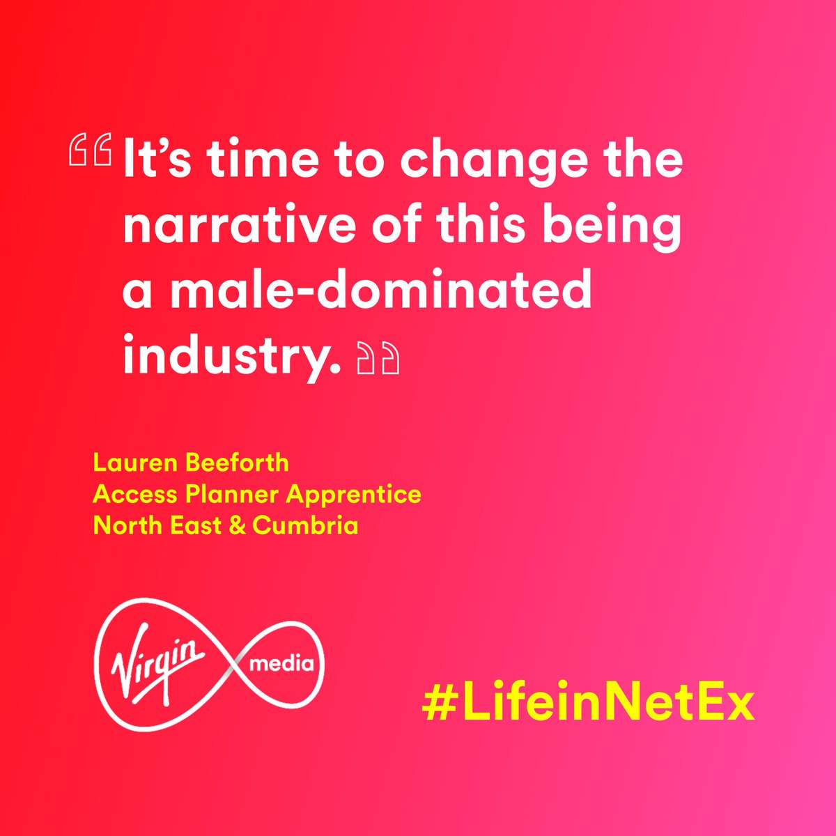 VMO2Life's tweet photo. An exciting and varied role, Access Planner Apprentice Lauren shares insight from her experience. "The increase in recognition and action to promote females into #STEM roles is something that has a very exciting future" Apply below. #LifeinNetEx #NAW2022 

https://t.co/xT9j949RZ2 https://t.co/ztC9iiFIf1