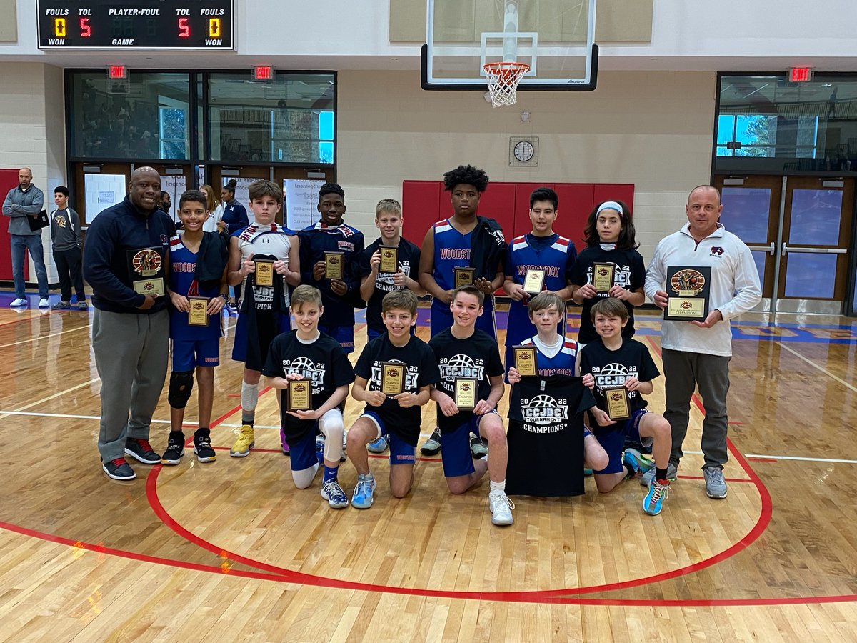 Congrats yo our 6th Grade Boys! #wearewoodstock #allin #champions