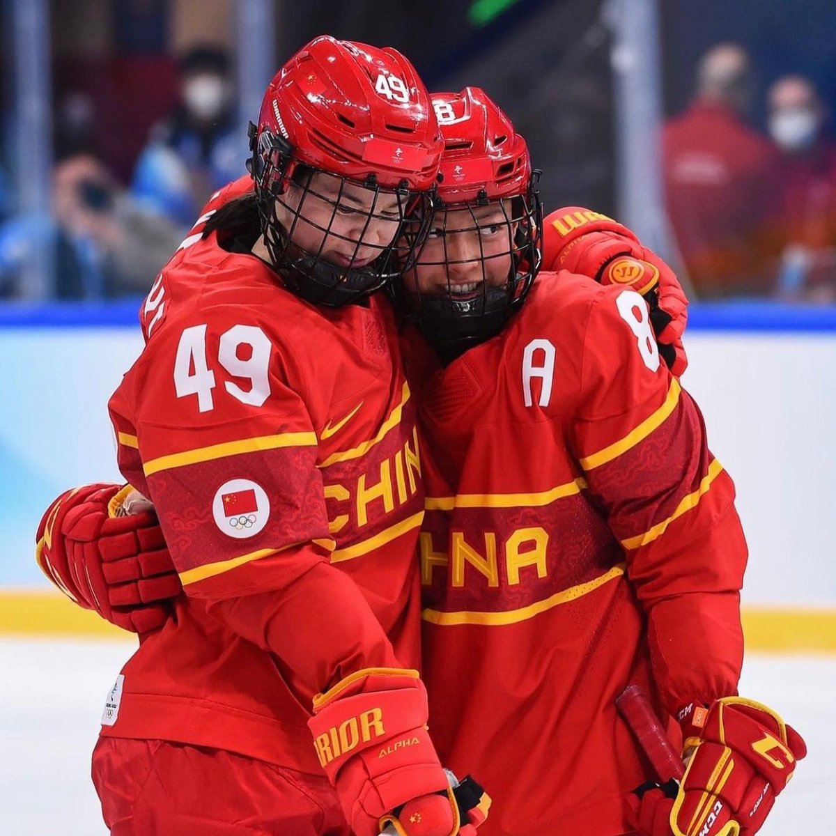 UConnWHOC's tweet photo. While Team China fell just short of making the quarterfinals, we couldn’t be prouder of our 3 Olympians - Cam Wong, Leah Lum ‘18, and Tia Chan. They showed grace, character, passion, and energy. We can’t wait to celebrate them when they return back to Storrs‼️ #HuskyOlympians https://t.co/FaPHuFmdch