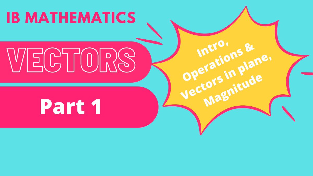 Vectors 1 : Intro, Magnitude & Operations youtu.be/Xvl-FrV_Dq4 via @YouTube