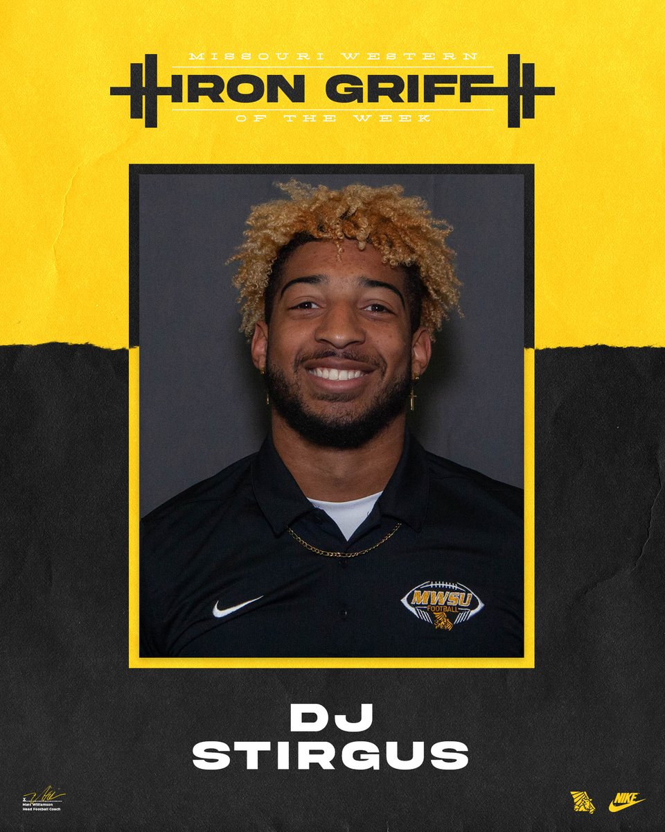 Congratulations to this weeks Iron Griffs ‼️🏋️‍♂️ <a href="/ElijahLarson12/">Elijah Larson</a> <a href="/Dstirg30/">Destry DJ Stirgus</a>