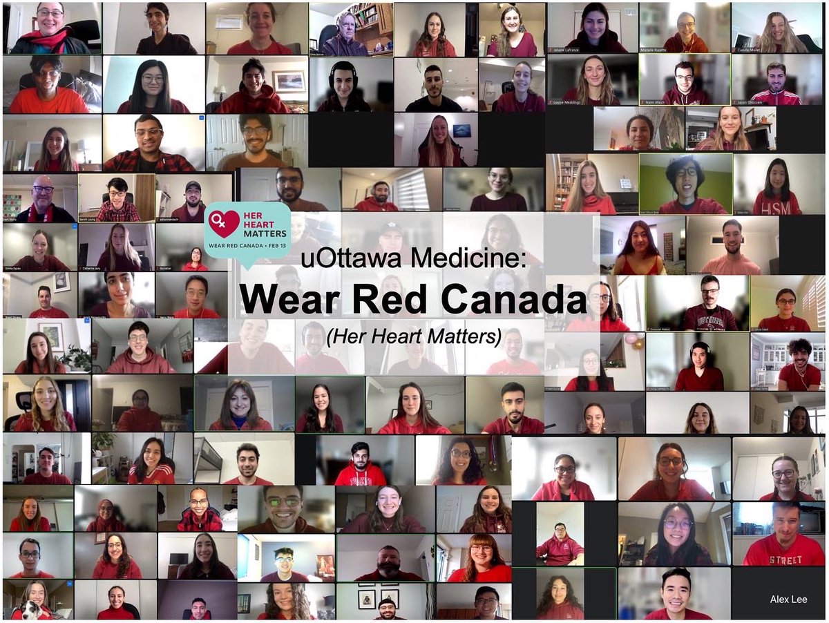 uOttawa’s MD 2024/2025 classes and FMWC Ottawa wearing red in their CBL classes in support of Her Heart Matters ❤️#herheartmatters #fmwc #fmwcottawa #wearredday #wearredcanada
