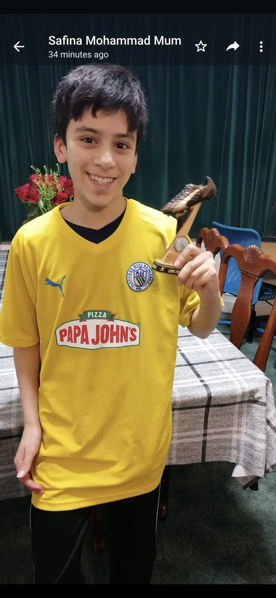 Many thanks to <a href="/AlexCarroll1984/">Alex carroll</a> and his U13 team for a cracking county cup match. End to end game. Our <a href="/PapaJohnsUK/">Papa Johns UK</a> mom is mohammad for his tenacity and ability on and off the ball <a href="/Manchester_FA/">Manchester Football Association</a> @FletcherMoss_FC