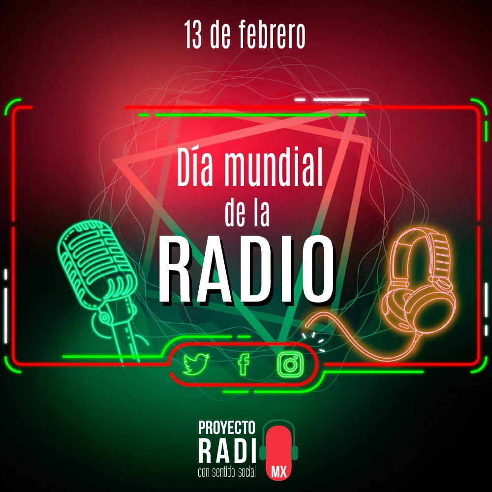 proyectoradiomx's tweet photo. Hoy en el #DiaMundialDeLaRadio agradecemos a todos nuestros seguidores, locutores e invitados que han y siguen formando parte de la familia de #proyectoradiomx #consentidosocial https://t.co/CoVgMDh1NU