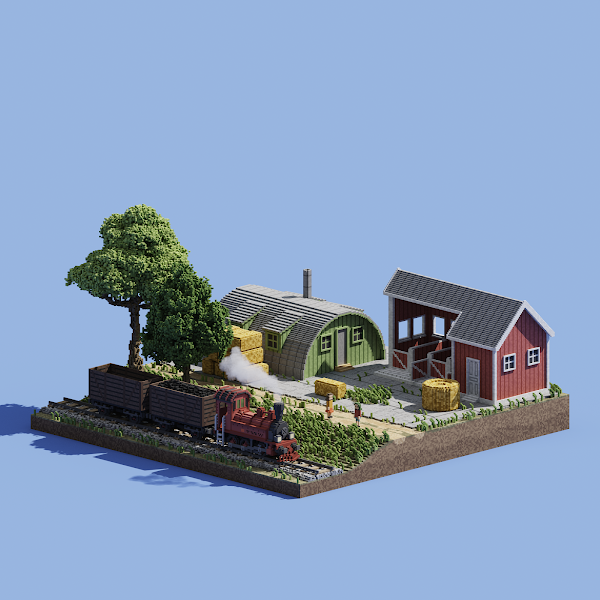 andwhew's tweet photo. The Voxel Ville drops have consistently sold out, small batches of NFT properties released via the themes of the map section. 

After selling out there's been heavy interest for each new section on secondary markets. Right now the floor is about 5X the mint price. 👀 https://t.co/4Oxpva4vsy