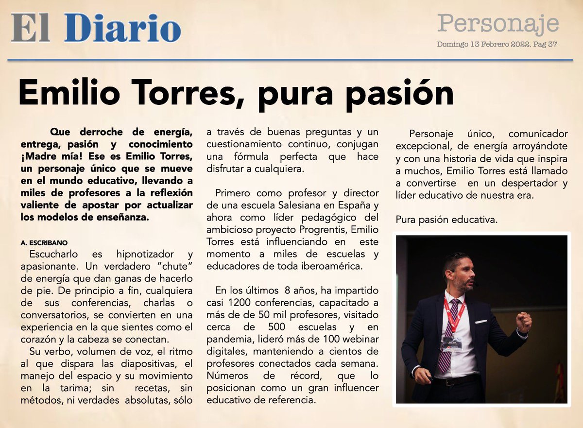Wowww. ☺️
Gracias @AndrésEscribano, me dejas sin palabras. Gasolina para seguir 💪