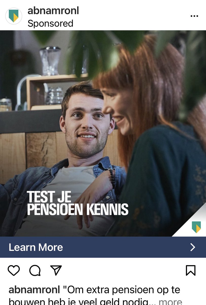 willemleppink's tweet photo. “Test je pensioen kennis”? - Test je taal vriend! 😉 #spatiegebruik @ABNAMRO @spatiegebruik https://t.co/qED3H9qFwY