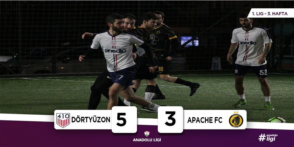 LigiAnadolu's tweet photo. Anadolu Ligi 12.Sezon 2.Lig
📅3.Hafta
⚽️ #DörtYüzOn 5-3 #ApacheFc
🏅 Caner Çağlayan https://t.co/28ME3dktK8