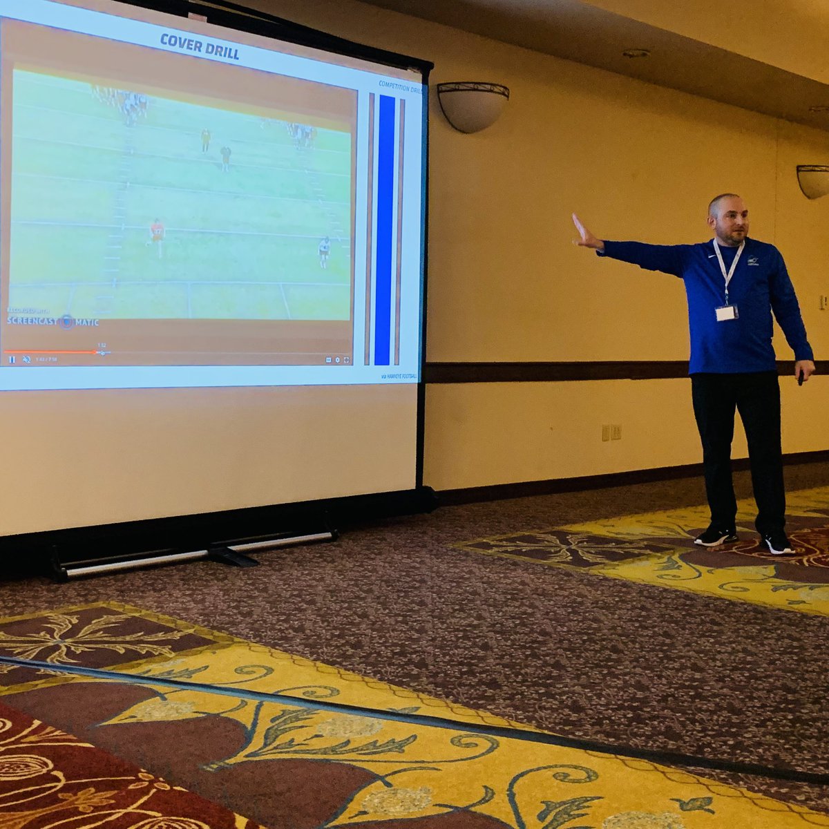 Clipper Football (@ccaclipperfb) on Twitter photo Last week, <a href="/CoachHaddy/">Matt Haddy</a> was a guest speaker <a href="/QuadClinic/">Quad Cities Football Coaches Clinic</a> where he shared how we makes special teams a program priority!
🔵🏈⚪️
#TSD // #RaiseTheSails Last week, <a href="/CoachHaddy/">Matt Haddy</a> was a guest speaker <a href="/QuadClinic/">Quad Cities Football Coaches Clinic</a> where he shared how we makes special teams a program priority!
🔵🏈⚪️
#TSD // #RaiseTheSails