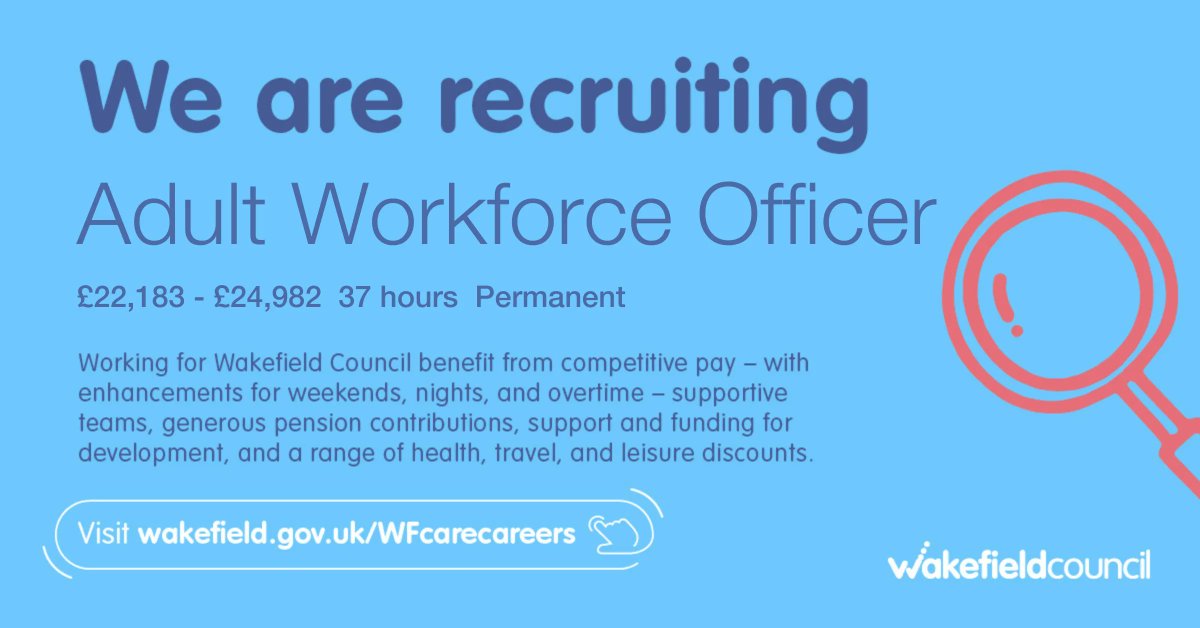 MyWakefield's tweet photo. 😀Do you want to work in a welcoming, rewarding, yet busy environment?
🌱Are you self-motivated, enthusiastic and have excellent organisational skills?
🌞If so, we would love to hear from you!
Apply:
https://t.co/iYmh05FuXO
#socialcare #jobsinwakefield #wearehiring https://t.co/EFhDplYzz0